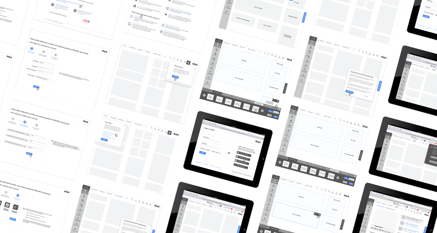 RE/MAX Demo Wireframes