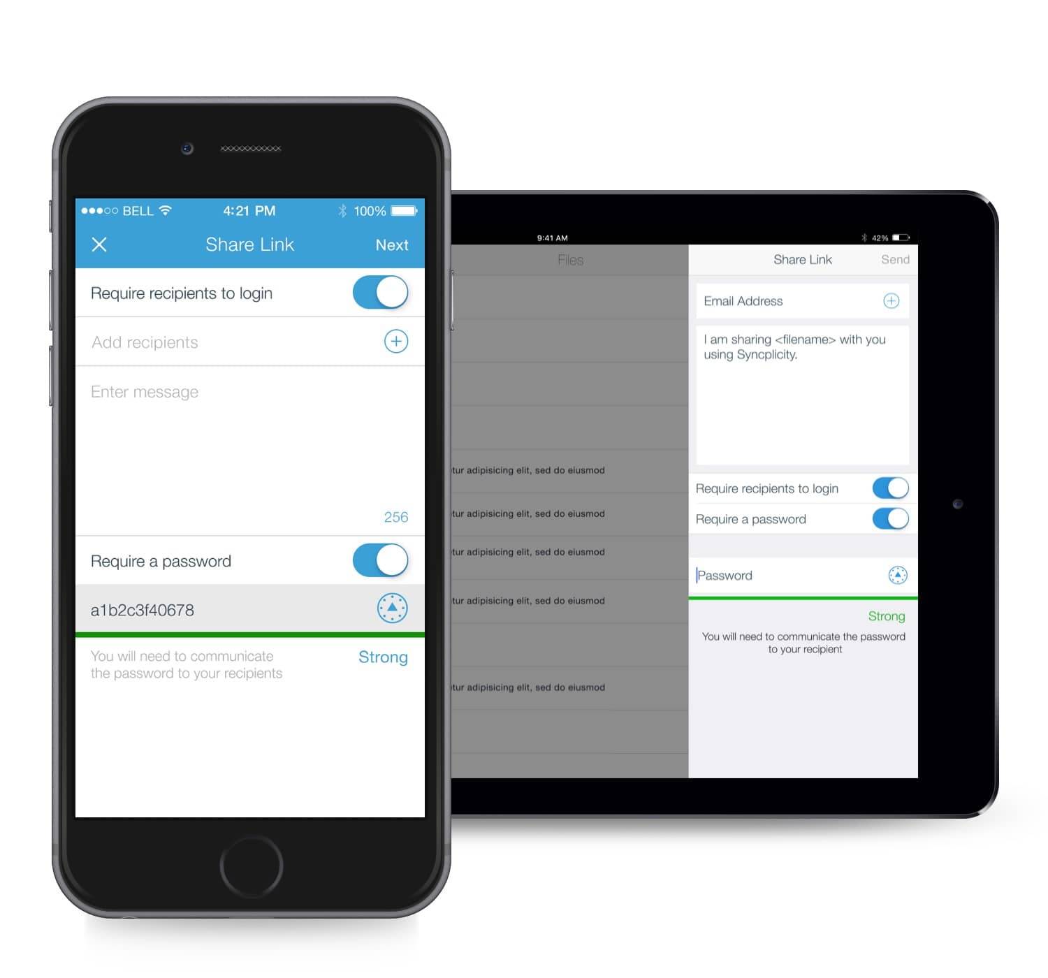 Syncplicity Mobile Share File